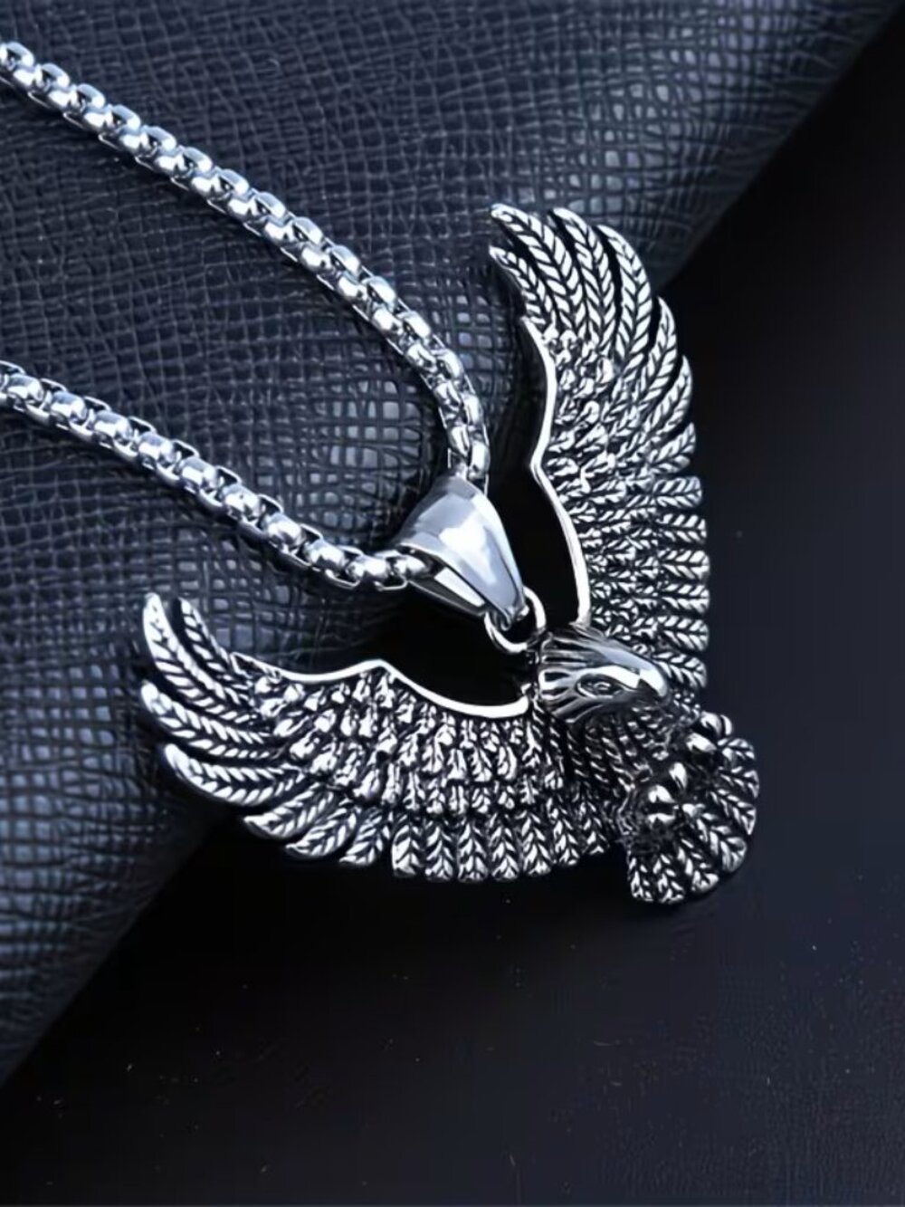 #108 [Trendy | Hip Hop] Trendy Hip Hop Eagle Pendant Necklace | Stainless Steel